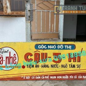 Bảng hiệu vẽ tay 1