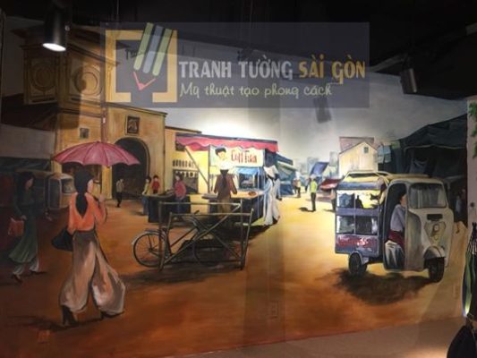 VẼ TRANH TƯỜNG GIÁ RẺ - bên Hoạ sĩ THUYÊN chuyên nhận vẽ tranh tường giá tốt nhất và chất lượng cũng đẹp lắm ah. vẽ tranh tường.